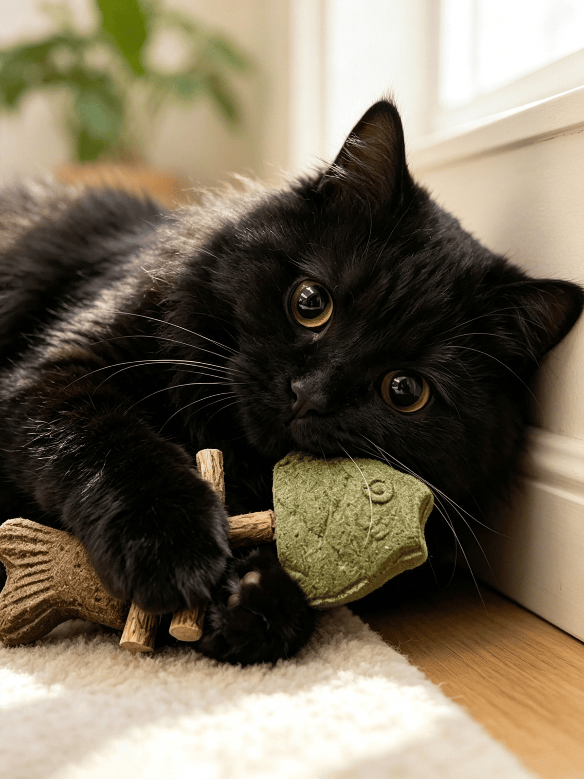 Catnip & Silvervine Chew