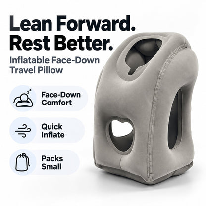 ✈️😴 Inflatable Travel Pillow — Sleep Comfortably Anywhere!