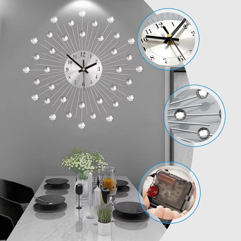 Creative Wall Clock for Living Room Decoration