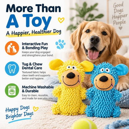 Squeaky Dog Plush Toy