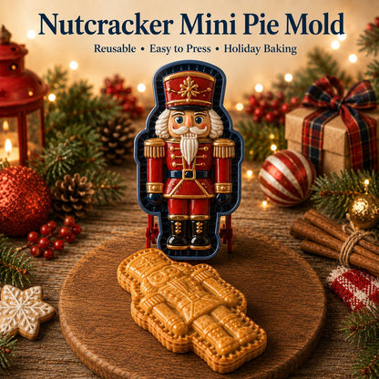 🎄 16-Design Christmas Mini Pie Mold Collection | Reusable Embossed Molds for Shaping Detailed Santa, Snowman, Reindeer, Tree & Holiday Pies 🥧✨
