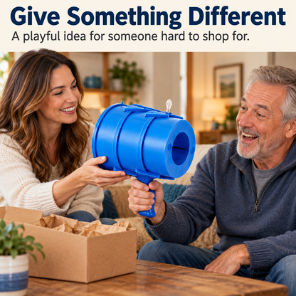 💨 Manual Air Vortex Blaster Toy – Battery-Free Fun for Game Nights & Backyard Play