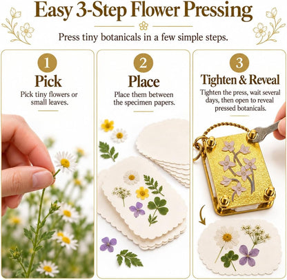 Mini Portable Flower Press