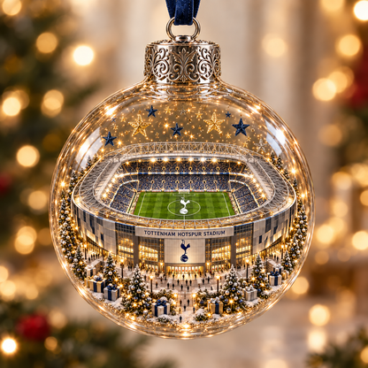 ⚽🎄 Christmas Sale: 50% OFF – Light-Up Football Stadium Ornament | 20 Styles