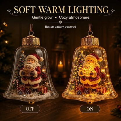 ⭐Limited time49% OFF -✨🎄 Glowing Christmas Story Ornament – Light-Up Mini Holiday Scene
