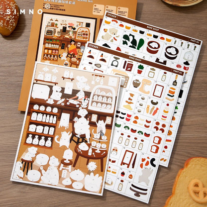 🐈‍⬛✨ 246-Piece Witchy Shop Numbered Sticker Mural 🎃