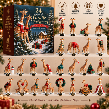 🦒 24 Days of Giraffe Christmas — Unique Holiday Characters
