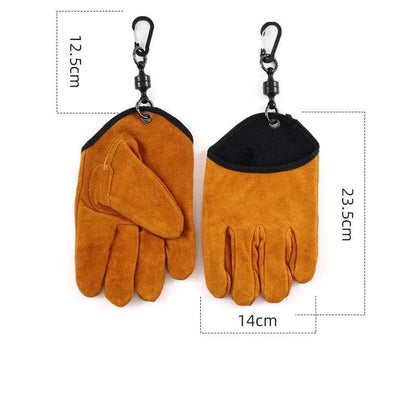 💯 Outdoor Thickened Wear-Resistant Cowhide Work Gloves