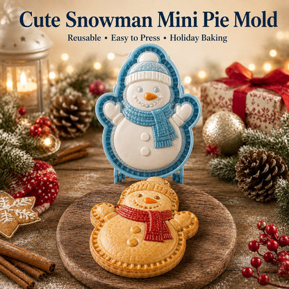 🎄 16-Design Christmas Mini Pie Mold Collection | Reusable Embossed Molds for Shaping Detailed Santa, Snowman, Reindeer, Tree & Holiday Pies 🥧✨