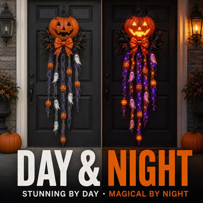 🎃 49% Off – Limited-Time Halloween Offer 👻 Glowing Pumpkins and Ghosts as Door Decorations