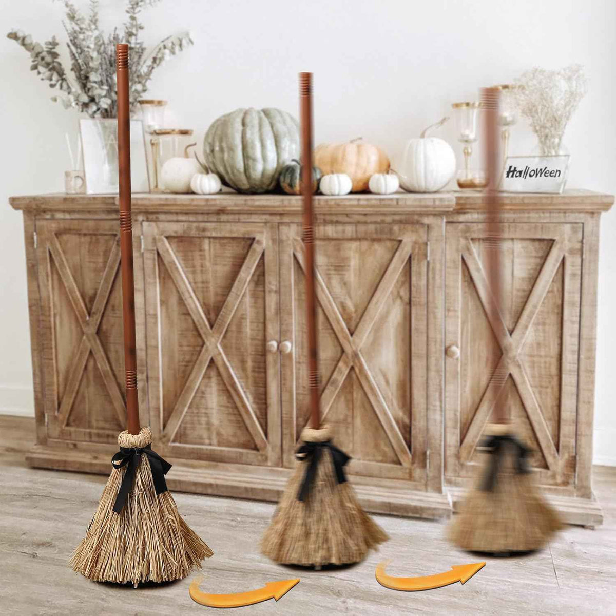 💥Halloween Sale 49% OFF🧙‍♀️🪄Floating Witch's Broom – Haunted Dancing Broom