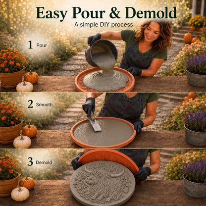 💥 LAST DAY 49% OFF - Reusable Animal-Themed Garden Art Mold – Bring Nature to Life in Your Garden