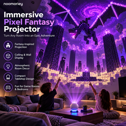 🔥LAST DAY 49% OFF🌆Pixel Fantasy Scene Projector – Ambient Decor for Gaming Rooms
