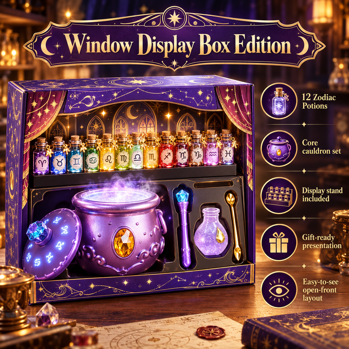 🔮✨ Starlit Wish Potion Lab – DIY Zodiac Magic Potion Making Kit