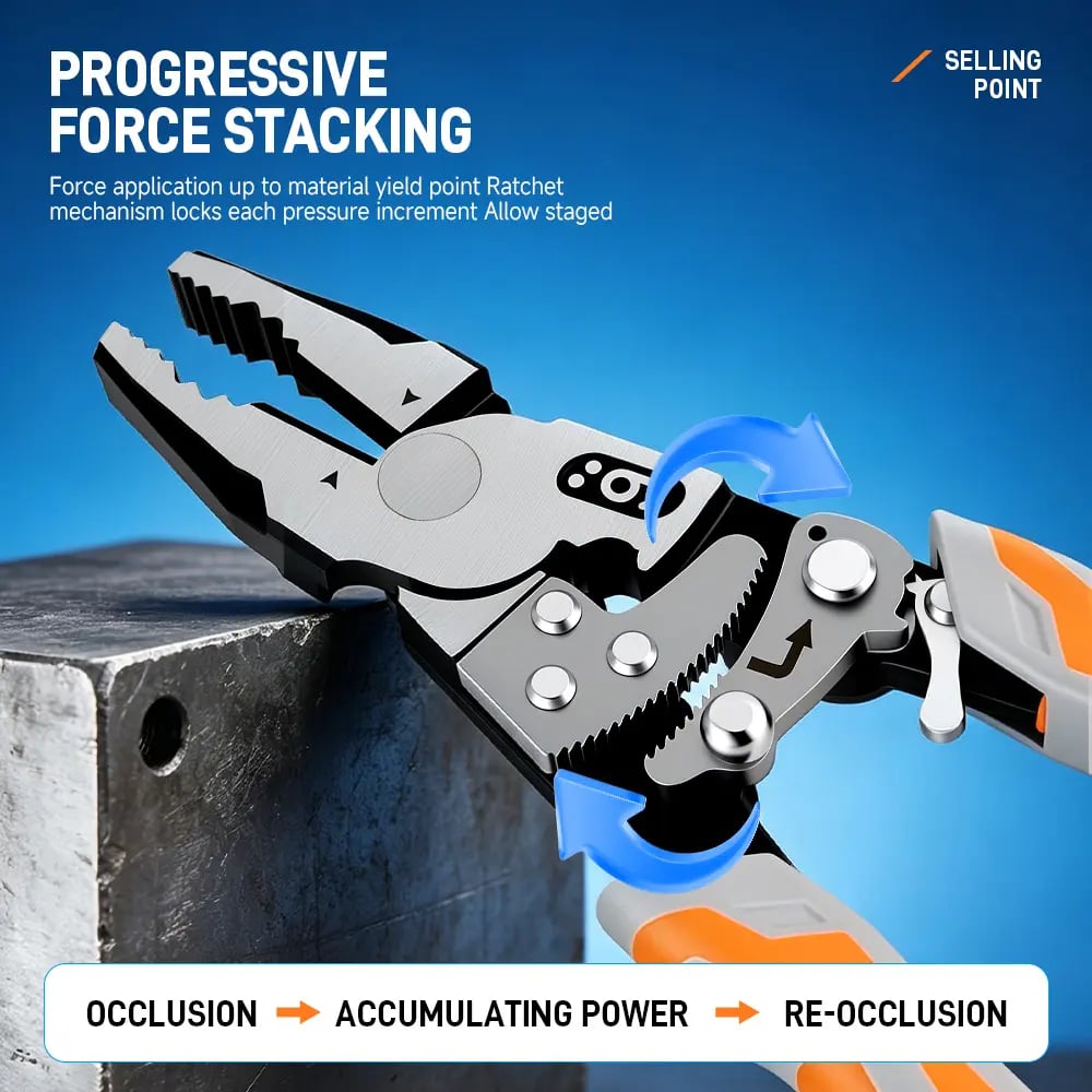 🔥LAST DAY 49% OFF - 🛠️Self-Locking Ratchet Pliers – Secure Grip, Less Effort