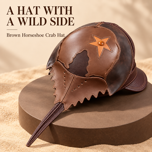 Horseshoe Crab Hat – Sculptural Statement Cap