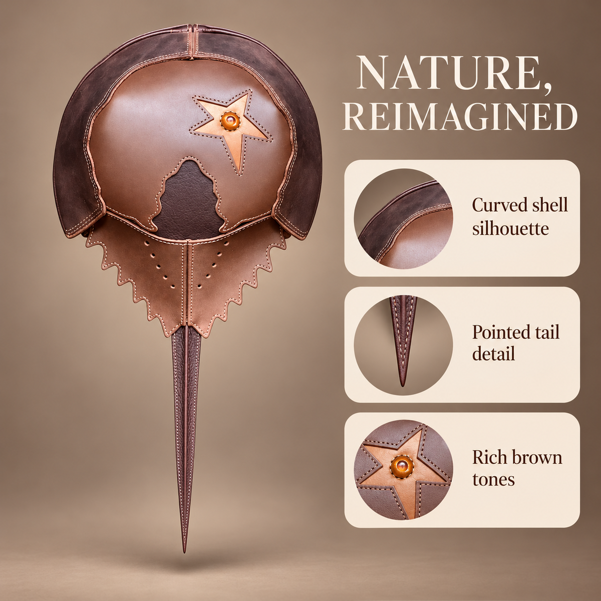 Horseshoe Crab Hat – Sculptural Statement Cap