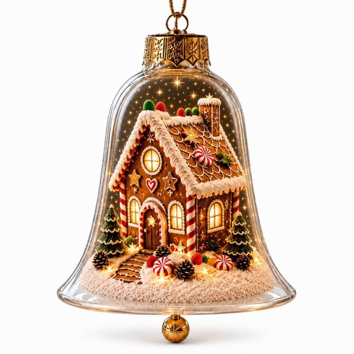 ⭐Limited time49% OFF -✨🎄 Glowing Christmas Story Ornament – Light-Up Mini Holiday Scene