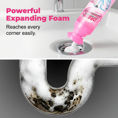 💯Powerful Foaming Drain Cleaner – Clear Buildup, Fight Odors & Keep Drains Flowing Smoothly