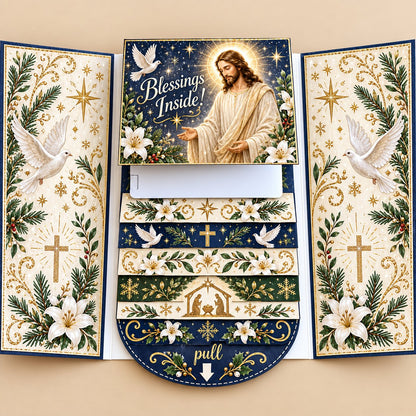 2026 New🎅🎁 Waterfall Christmas Gift Card Booklet 💳✨
