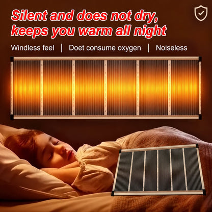 🔥3-Second Rapid Heating Honeycomb Graphene Far-Infrared Ceramic Wall Heater – Low Noise & Energy Efficient Indoor Wall Mount Heater
