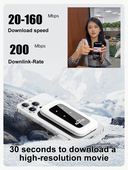 🔥50% OFF TODAY🔥📶 Pocket WiFi – Ready in Seconds No Setup. No Hassle. Just Connect