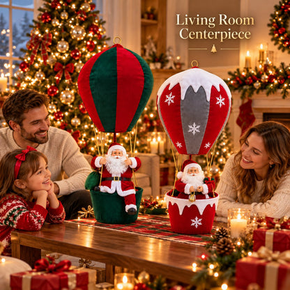 🎅 Lighted Musical Hanging Santa | Collapsible Christmas Décor