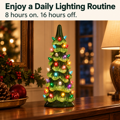 🔥Christmas Sale🎁Retro Hand-Painted Tabletop Christmas Trees🎄