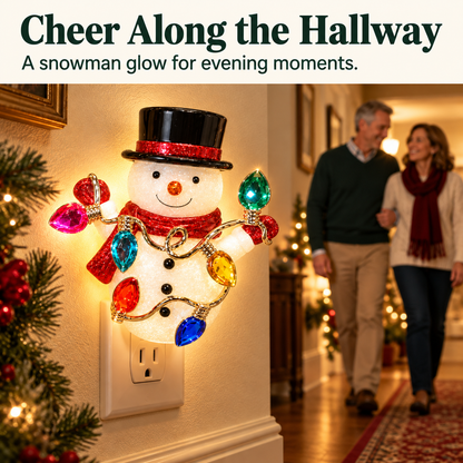 🎄 Christmas Plug-In Night Light – 4 Charming Holiday Designs ✨
