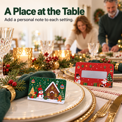 🎄 80-Piece DIY Christmas Scratch-Off Card Set – Write-Your-Own Holiday Surprises