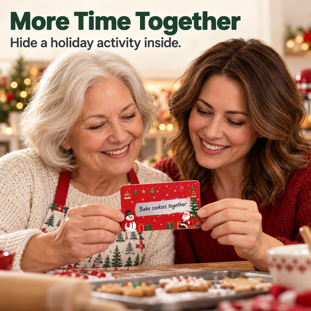 🎄 80-Piece DIY Christmas Scratch-Off Card Set – Write-Your-Own Holiday Surprises