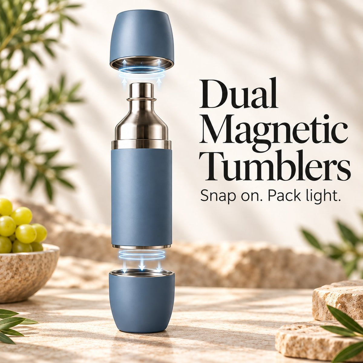 All-in-One Portable Wine Flask & Tumbler Set 🍷✨