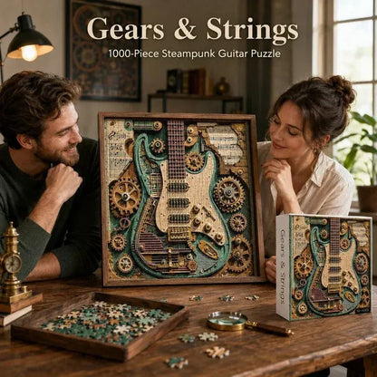 🧩Creative Steampunk Guitar 3D Puzzle