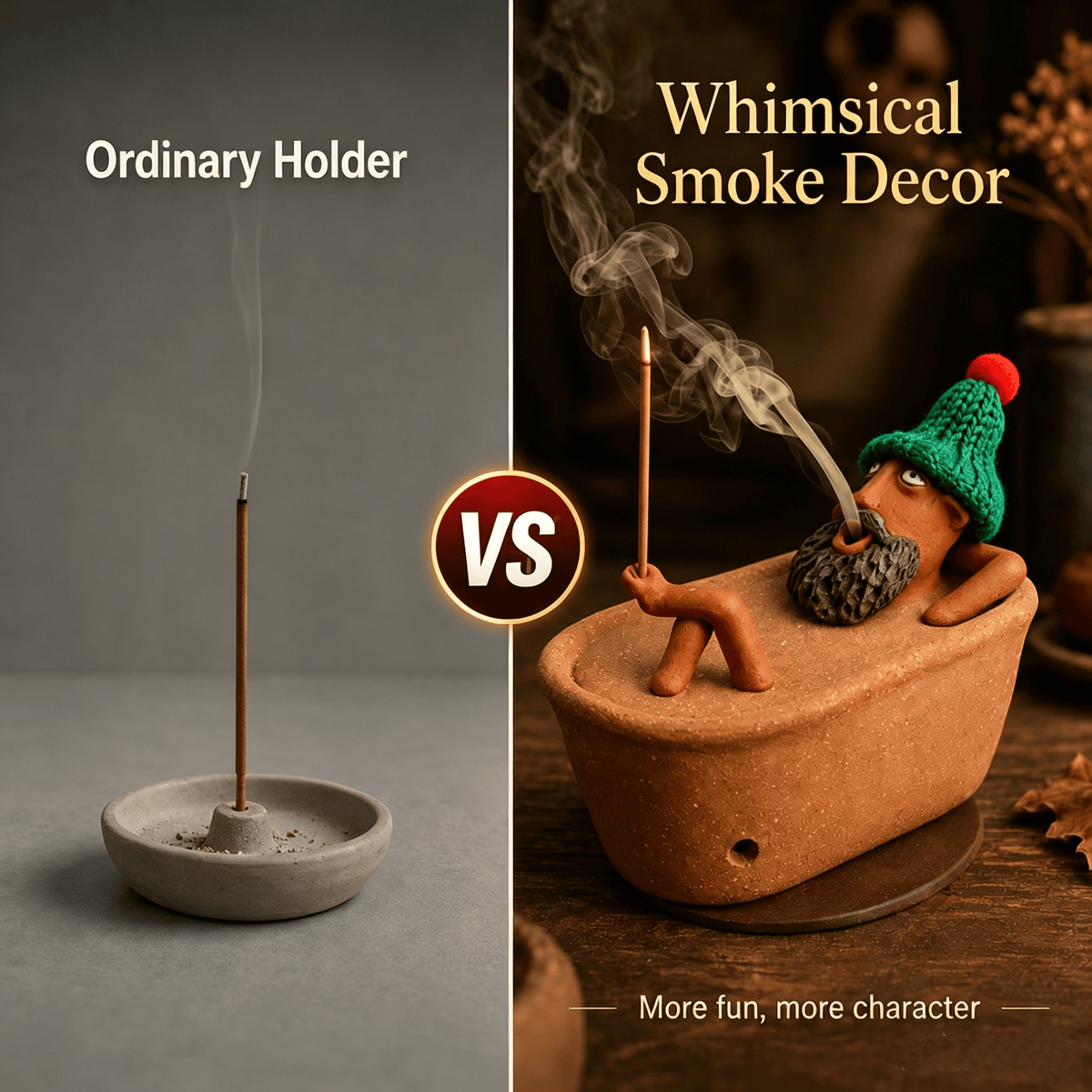 🎉 Lazy Bath Man Incense Burner 🛁🧘