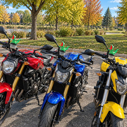 🔥Buy More Save More🔥- 🦎🏍Wobbly Riding Buddy – Car & Motorcycle Decor