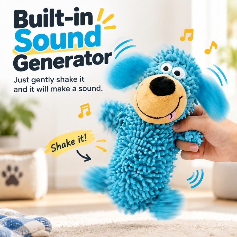 Squeaky Dog Plush Toy