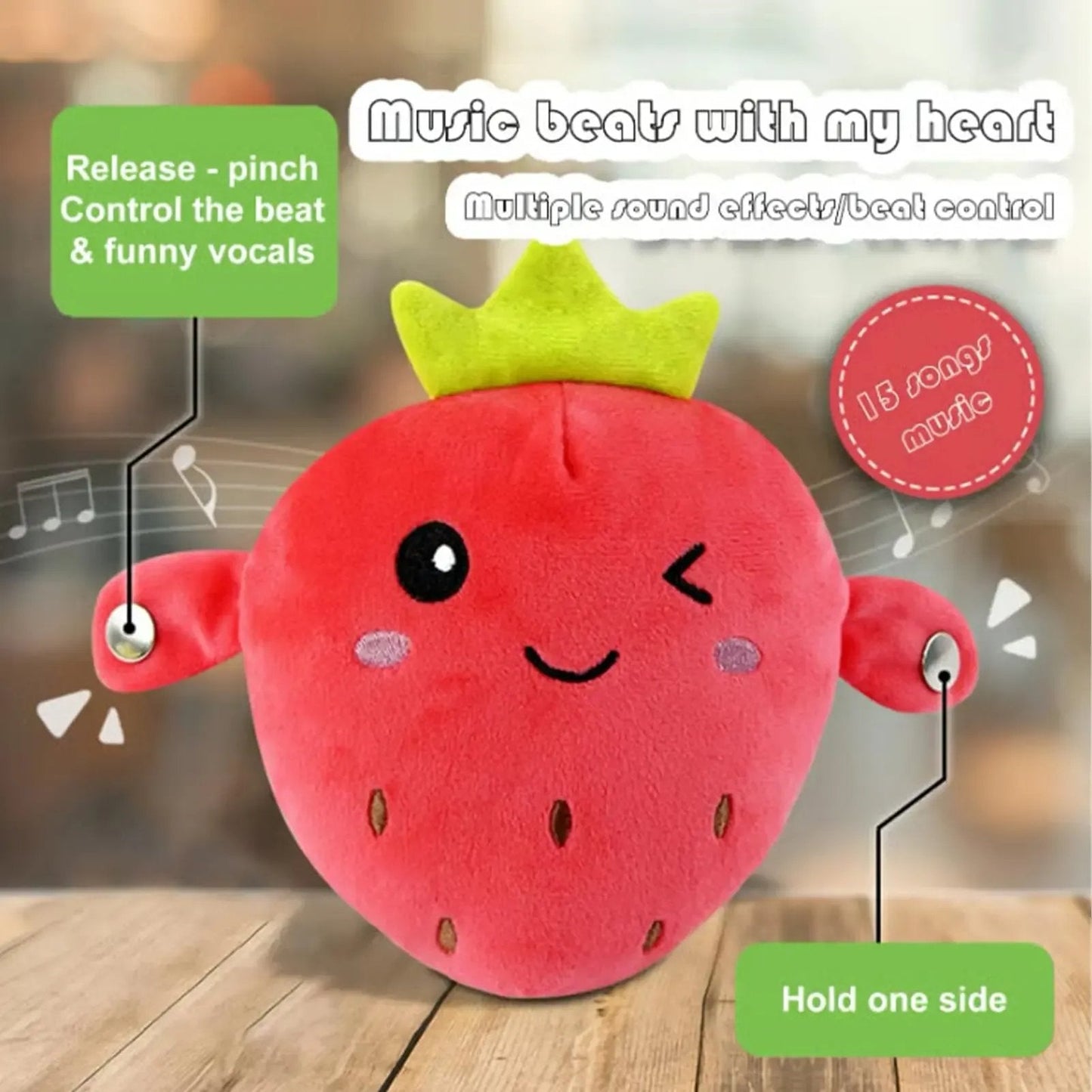 49% OFF💖Interactive Music Plush Toy Set🍌🍓🥕