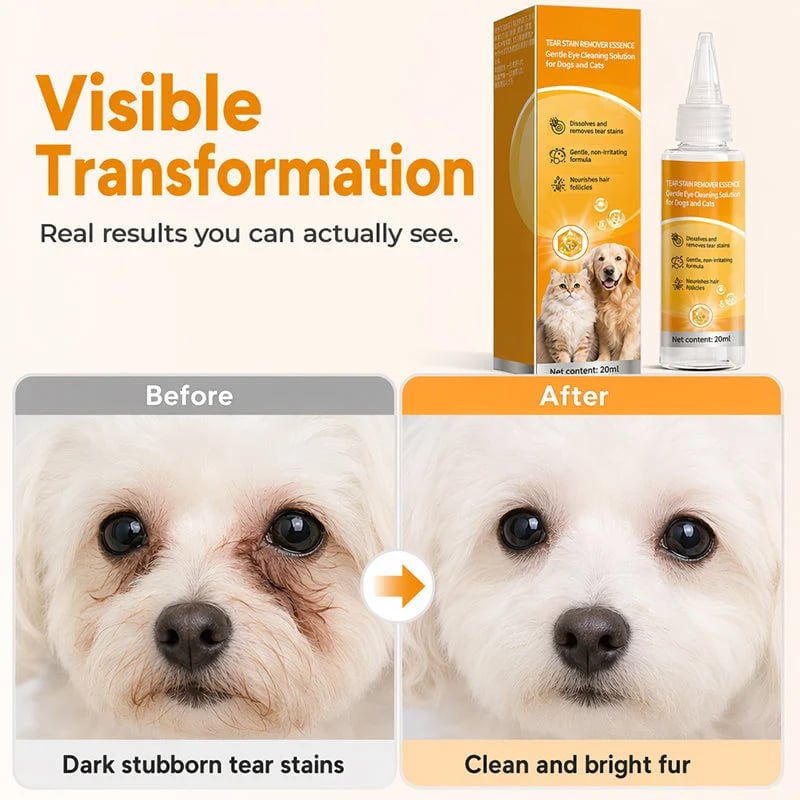 🐶 Enjoy 49% off now! ✨ Gentle pet eye care—cleaning the eye area and daily fur grooming 👀