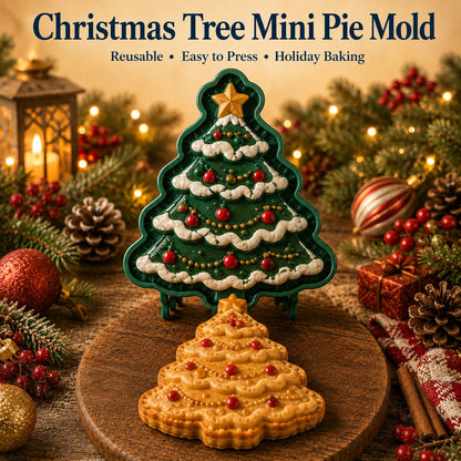 🎄 16-Design Christmas Mini Pie Mold Collection | Reusable Embossed Molds for Shaping Detailed Santa, Snowman, Reindeer, Tree & Holiday Pies 🥧✨