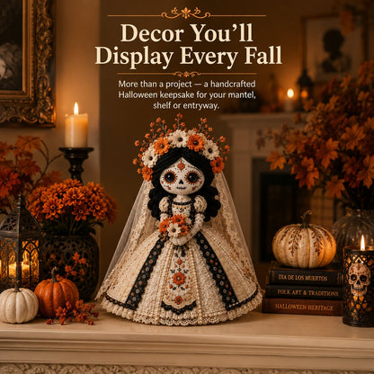 🖤 DIY Day of the Dead Patchwork Doll Kit