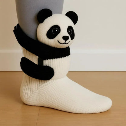 💝 Cozy 3D Knit Spirit Animal Socks – Show Your Personality in Comfort 🧦