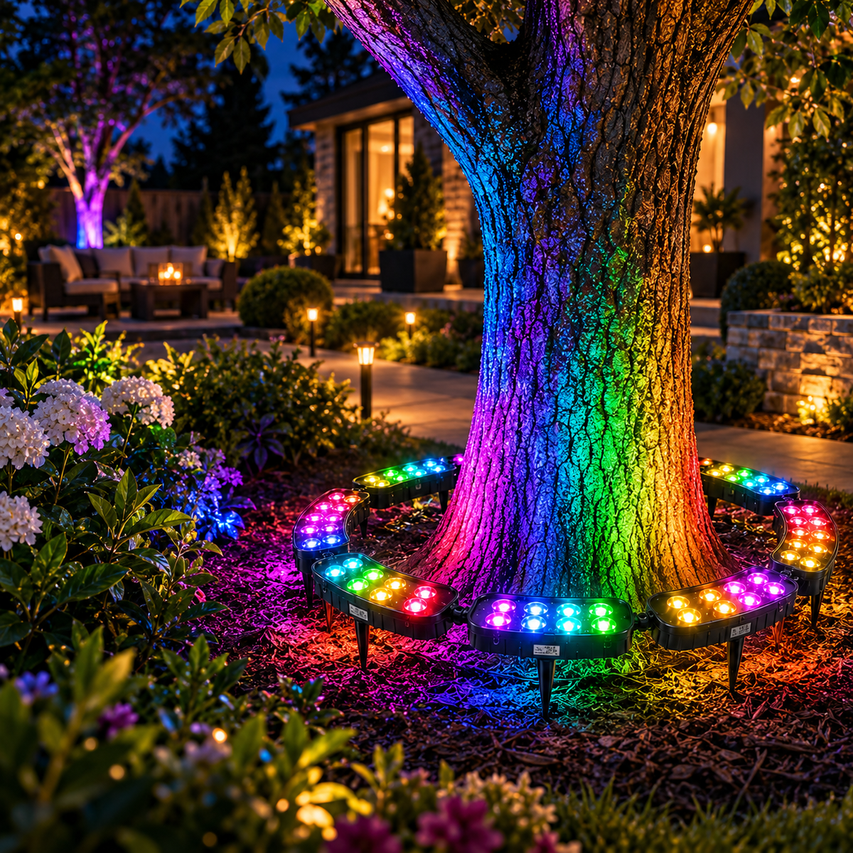 ✨45% OFF✨ One Tree. Endless Colors. – Solar RGB Landscape Ring Light