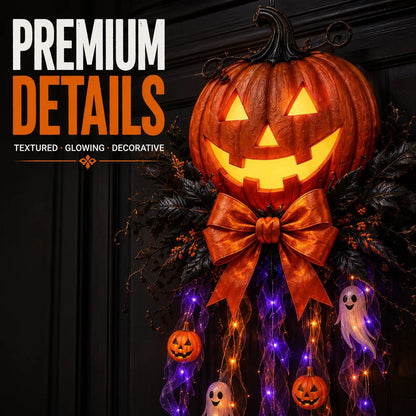 🎃 49% Off – Limited-Time Halloween Offer 👻 Glowing Pumpkins and Ghosts as Door Decorations