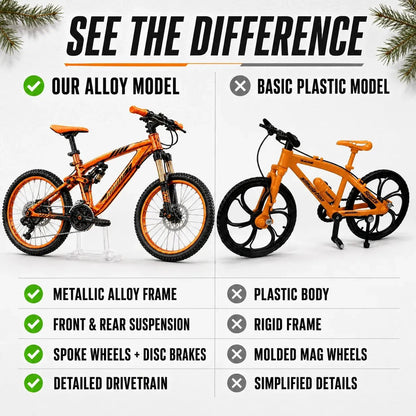 🚲 DIY Mountain Bike Model Kit | Build, Display & Collect