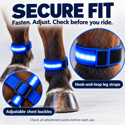 MoonRein™ — LED Horse Riding Light Set