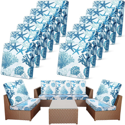 🛋️ Waterproof Outdoor Patio Sofa Cushion Covers 🔥