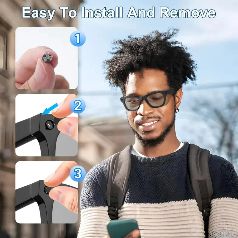 😎 LED Light Blocking Stickers for Smart Glasses