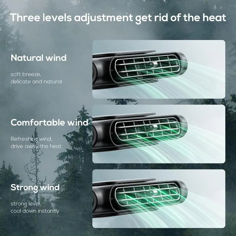 Stylish, Powerful & Space-Saving Car Rear Seat Cooling Fan