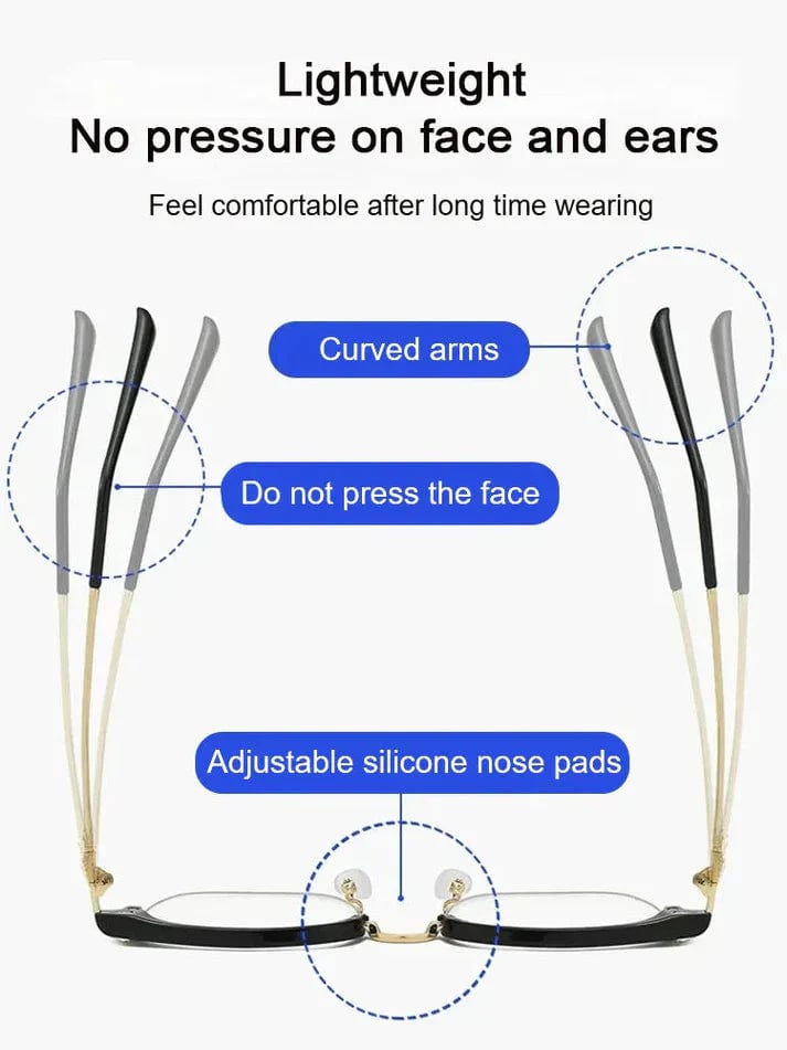 👓 Ultra Light Anti Blue Presbyopic Glasses