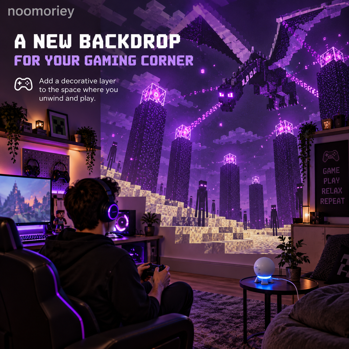 🔥LAST DAY 49% OFF🌆Pixel Fantasy Scene Projector – Ambient Decor for Gaming Rooms